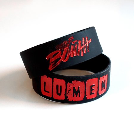 Lumen: силиконовый браслет черно-красный «Всегда 17 – всегда война»