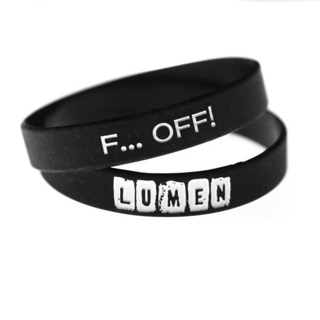 Lumen: браслет силиконовый «F… OFF!»
